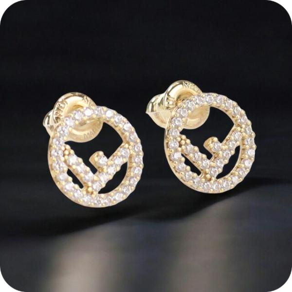 FENDI（フェンディ） 中古 ピアス レディース ブランド エフ イズ