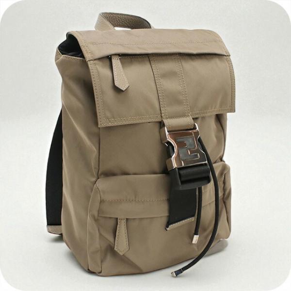 中古良品FENDI フェンディ リュック 7VZ067 バックパック レディース ベージュ FENDI（フェンディ） 中古 リュック レディース ブランド バックパック