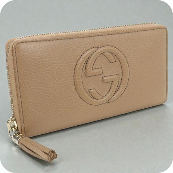 GUCCI（グッチ） 中古 長財布 ラウンドファスナー レディース ブランド