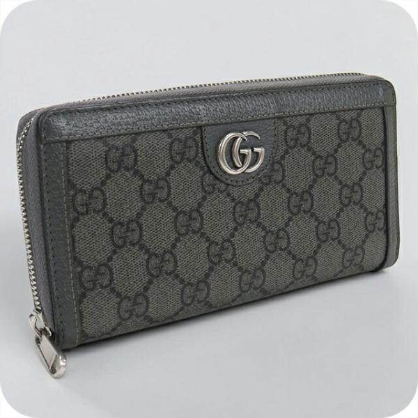 GUCCI（グッチ） 中古 長財布 ラウンドファスナー メンズ ブランド