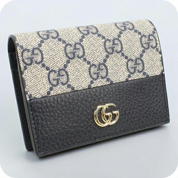 【希少】GUCCI グッチ GGスプリーム ヴィンテージ コンパクト２つ折財布 GUCCI（グッチ） 中古 二つ折り財布 コンパクト レディース ブランド