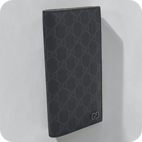 GUCCI（グッチ） 中古 長財布 ニつ折り小銭入付き メンズ ブランド