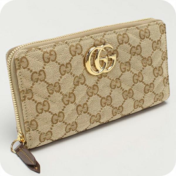 GUCCI（グッチ） 中古 長財布ラウンドファスナー レディース ブランド