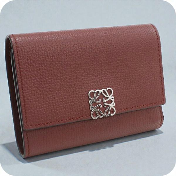 LOEWE（ロエベ） 中古 三つ折り財布 レディース ブランド アナグラム