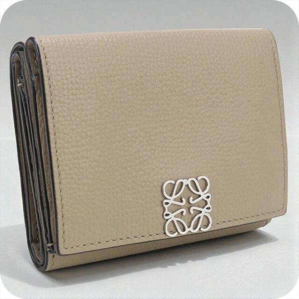 LOEWE 中古 ロエベ 三折財布 レディース ブランド アナグラム