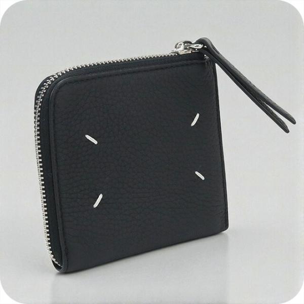 未使用級 メゾンマルジェラ ラウンドジップ 二つ折り財布 4ステッチ 正規品 Maison Margiela（旧Maison Martin Margiela） - MAISON MARGIELA 財布