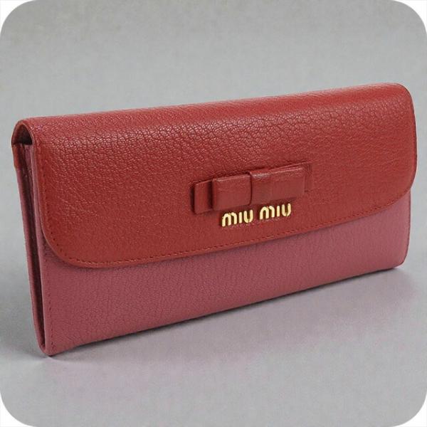 未使用 miumiu ミュウミュウ 長財布 ラウンドファスナー 赤 楽天市場】【中古】未使用 miumiu ミュウミュウ 長財布 ラウンド