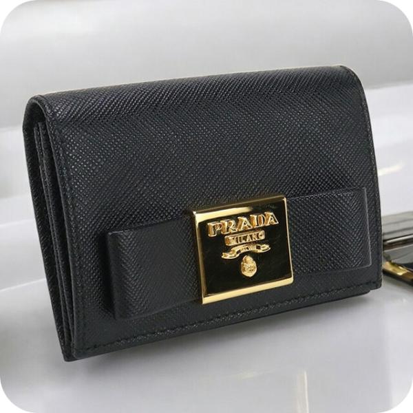 PRADA（プラダ） 中古 名刺入れ レディース ブランド サフィアーノ