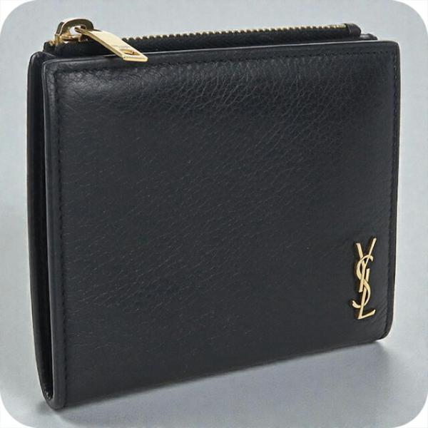 SAINT LAURENT 中古 サンローラン 二つ折り財布 レディース ブランド