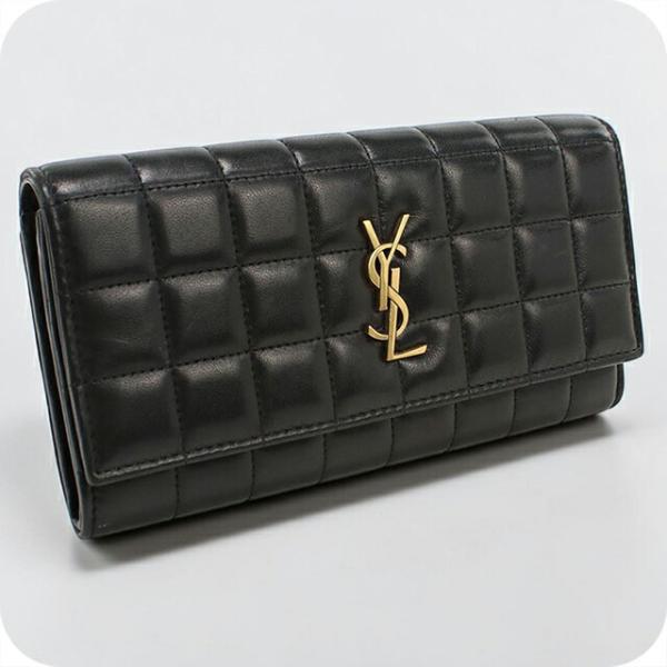 未使用級⭐️SAINT LAURENT サンローラン ラウンドファスナー 長財布 SAINT LAURENT 中古 サンローラン 長財布二折 レディース ブランド
