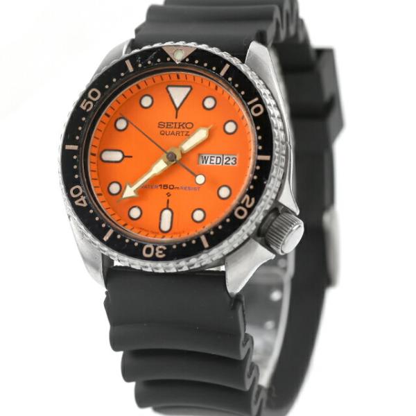 SEIKO（セイコー） 中古 ダイバーズウォッチ 150m オレンジ 7548