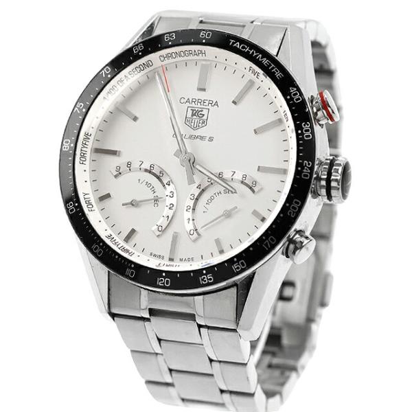 中古 タグ・ホイヤー TAG Heuer カレラ キャリバーS クォーツクロノグラフ 1/100秒 パーペチュアルカレンダー CV7A13.BA0795 腕時計 メンズ