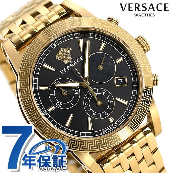 激安店舗 VERSACE ヴェルサーチ 腕時計 メンズ オクタゴン ゴールド