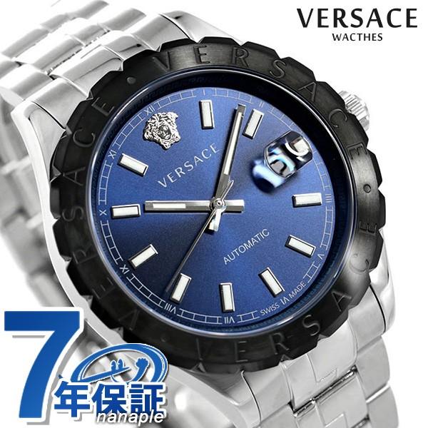 【22日は全品5倍でポイント最大20倍】 ヴェルサーチ 時計 メンズ 腕時計 ヘレニウム 42mm 自動巻き VEZI00219 VERSACE  ヴェルサーチェ ブルー