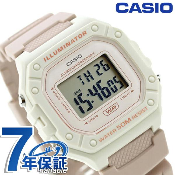 カシオ CASIO W-218HC-4A2V ポップ チプカシ 海外モデル ユニセックス メンズ レディース 腕時計 ブランド カシオ casio デジタル ベビーピンク