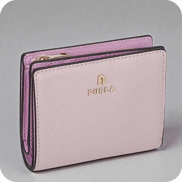 フルラ FURLA 財布 二つ折り財布 折りたたみ財布 小銭入れ付き WP00307-ARE000 4304S レディース パープル 本革 レザー 財布 使いやすい nanaple_wp00307-are000-4304s