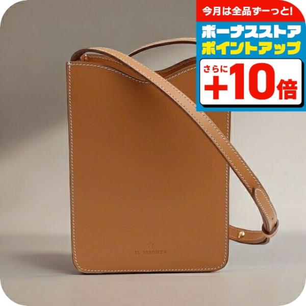 イルビゾンテ IL BISONTE ショルダーバッグ BCR325-PV0041-NA200 レディース ヌメ ナチュラル IL BISONTE（イルビゾンテ） ショルダーバッグ BCR325-PV0041-NA200