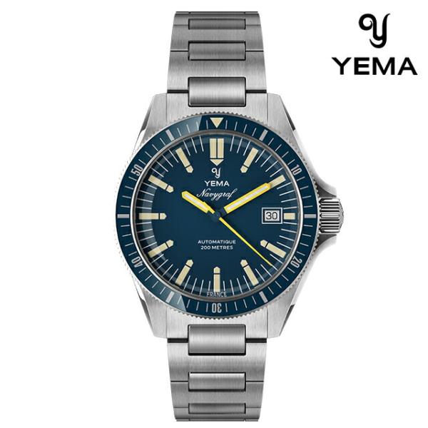 イエマ ネイビーグラフヘリテージ2025 自動巻き 腕時計 ブランド