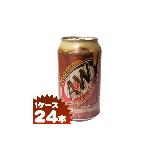 A&W ルートビア 355ml×24本セット : 沖縄百貨店七屋 - 通販 - Yahoo