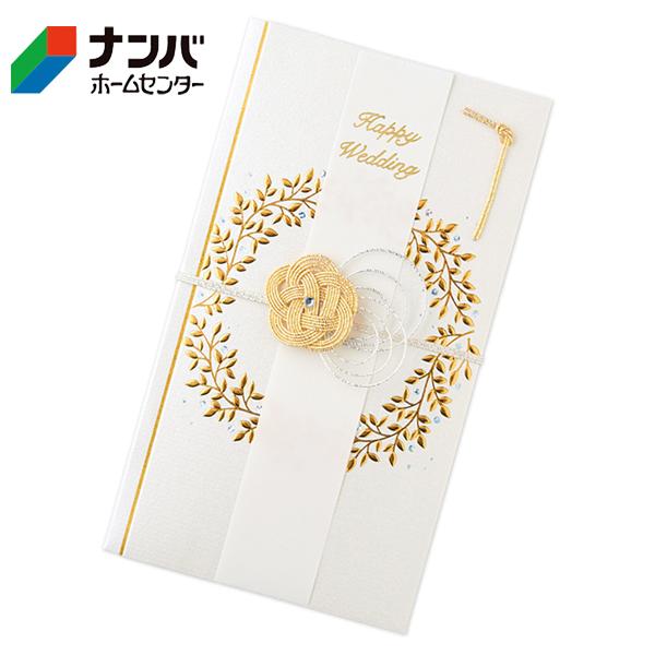 他サイト： 【メール便適用商品】【マルアイ】金封 祝儀袋 リース金封 ホワイト【キ7W】の商品画像