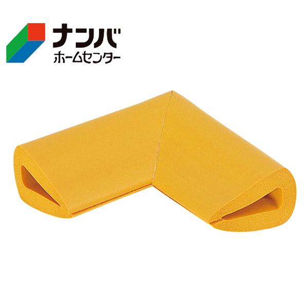 他サイト： 【カーボーイ】ゴム材 安心クッションはさみこみ型　コーナー用 内幅9mm【イエロー AC-155】の商品画像
