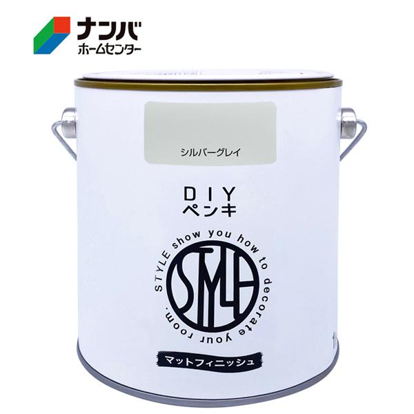 他サイト： 【ニッペ】塗料 ＤＩＹペンキ【 １KG シルバーグレイ 】の商品画像