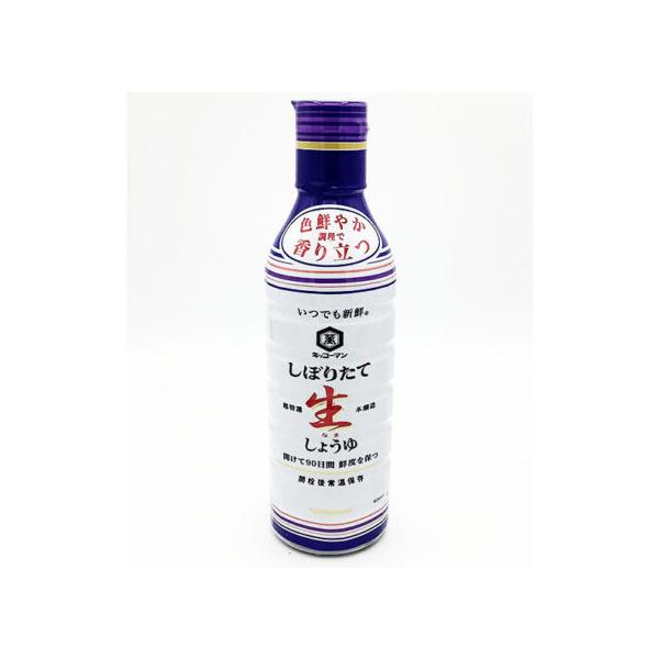 キッコーマン しぼりたて生しょうゆ 450ml