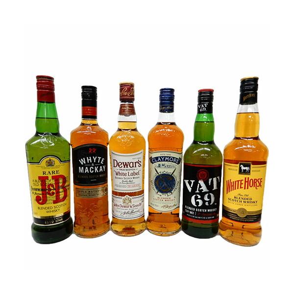 ホワイトホース　ブリタニア　J&Bスコッチ 飲み比べスコッチウイスキー6種 J&B、ホワイトマッカイ