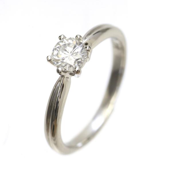 pt900 たて爪 ダイヤモンド リング 0.31カラット Pt900立爪ダイヤリング 0.31ct 6号 2.6g : なんでも鑑定局ヤフー