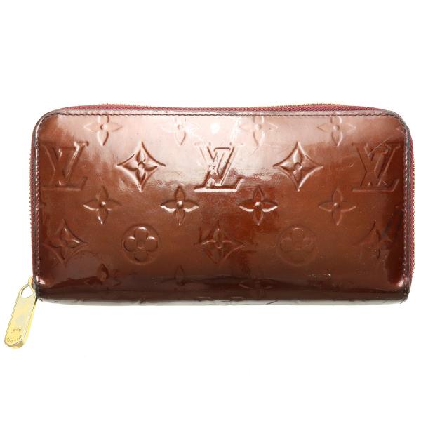 ルイヴィトン LOUIS VUITTON ウ゛ェルニ ジッピーウォレット M91536