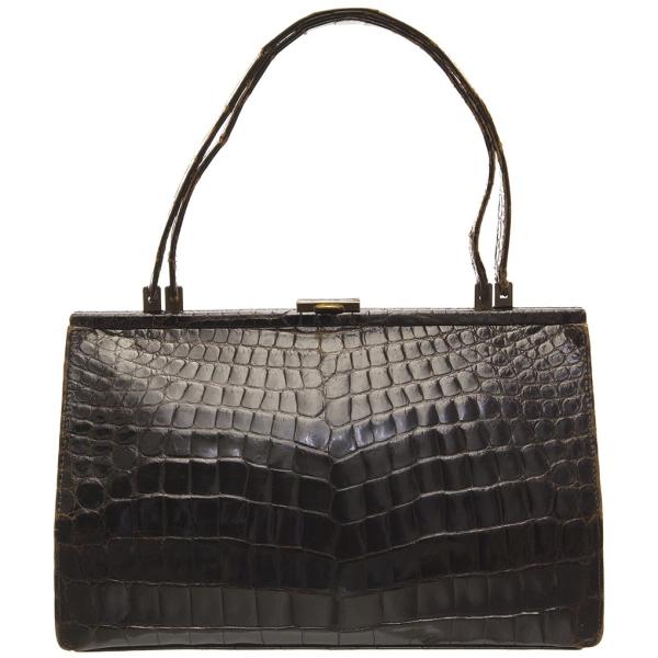 超希少 極美品 COMTESSE ハンドバッグ　シャイニングクロコ　クロコダイル 超希少 極美品 COMTESSE ハンドバッグ シャイニングクロコ クロコダイル