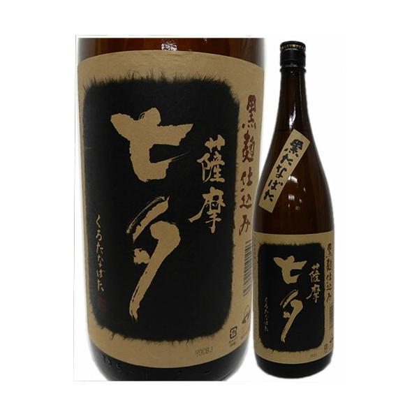 水割りやお湯割に相性が抜群。 田崎酒造 芋焼酎 黒七夕 1800ml[鹿児島