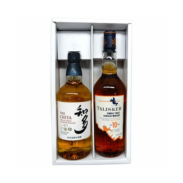 サントリー 知多 ＆ タリスカー 10年 ウイスキー 2本セット ハイボールが旨いウイスキー2本セット 知多43度700ml、タリスカー10年