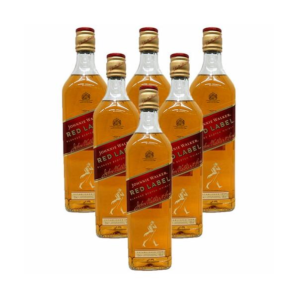 ジョニーウォーカー赤(レッドラベル) 700ml×6本セット : なんでも酒店