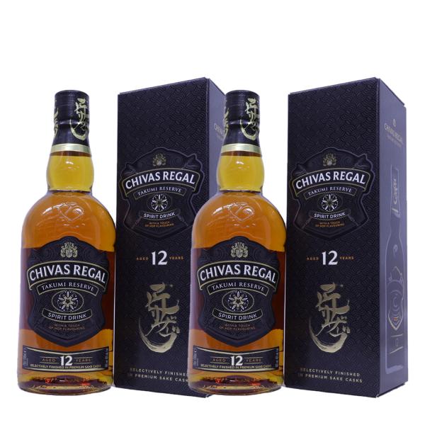 2本】日本酒カスク使用 シーバスリーガル 匠 リザーブ12年 40度 700ml