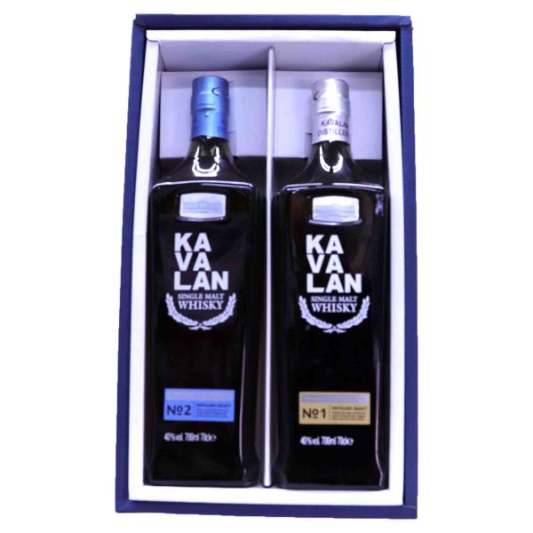 飲み比べ カバラン2種 セレクトN1 40度，セレクトN2 40度700mlギフト