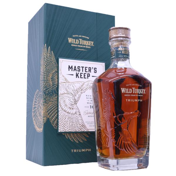 10 年熟成のライウイスキー ワイルドターキー マスターズキープ