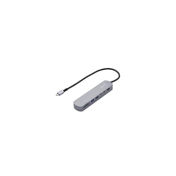 エレコム USB Type-C ハブ ドッキングステーション 7-in-1 アルミ