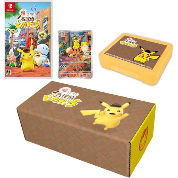 名探偵ピカチュウプロモ　4枚セット 任天堂/Nintendo/【Switch】 帰ってきた 名探偵ピカチュウ