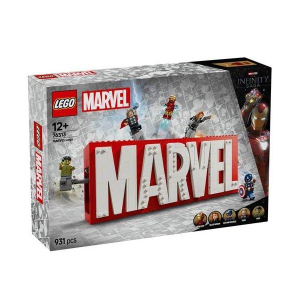 レゴ(LEGO) マーベル マーベル ロゴ＆ミニフィギュア おもちゃ 玩具 誕生日 プレゼント ブロック 男の子 女の子 子供 マーベル グッズ フィギュア 76313
