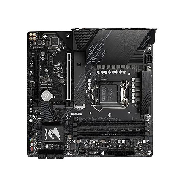 カーキ×インディゴ GIGABYTE Aorus Elite Intel B560 Express LGA 1200