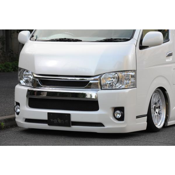 T-STYLE ハイエース ３型４型エアロ ワイドルックバンパーTYPE-2(4型