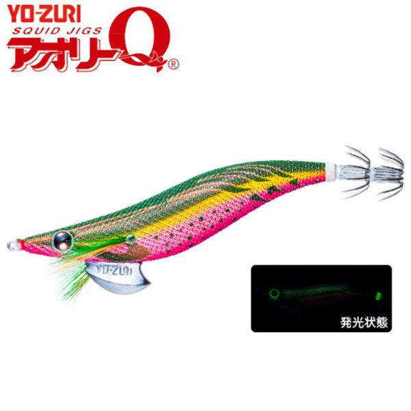 YO-ZURI ヨーヅリ アオリーQ 3.5号 31 LMF 深場グリーン : ナニワ釣具