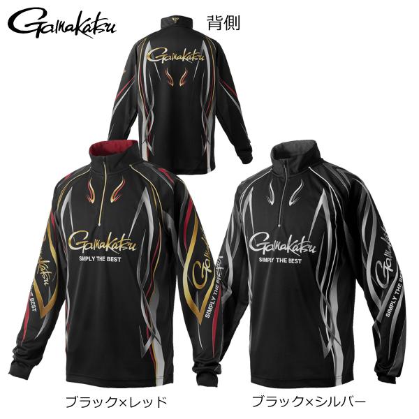 Gamakatsu（がまかつ） 2WAYプリントジップシャツ(長袖) GM3734（お