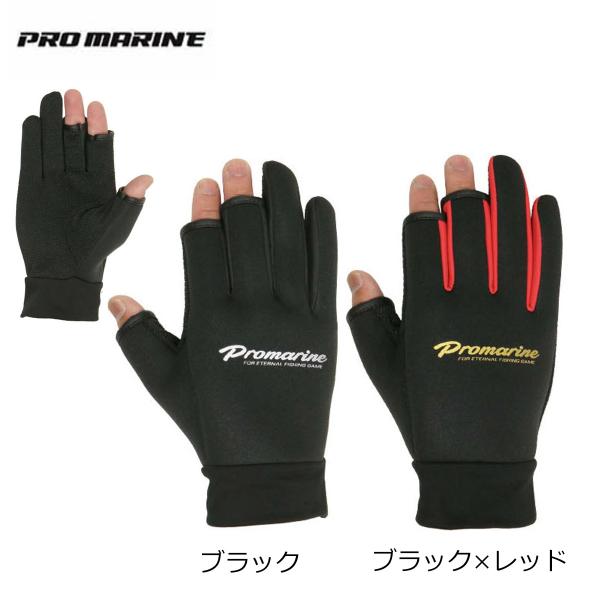 グリップ感とフィット感に優れた立体裁断設計・ネオプレン素材を採用した3本カットベーシックモデル。フリーサイズ。