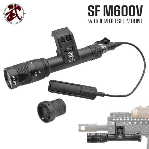 Surefire M600タイプ タクティカルライト レプリカ SUREFIRE タイプ M600C スカウトライト ＆ スイッチ2種 セット