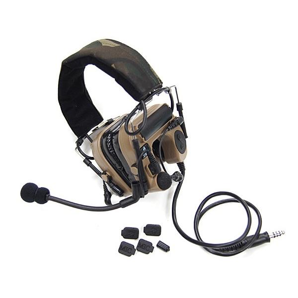 完成品 ミリタリーヘルメット コムタック4 Zタクティカルヘッドセット Z-038T