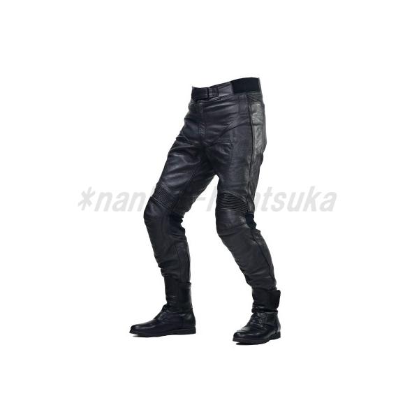 南海部品 レザーパンツ 34インチ 傷や擦れ無し美品 30インチから対応 NANKAI バイク レザーパンツ ツーリング ソフトプロテクター標準