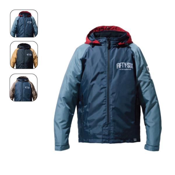 【56design・56デザイン】EXTRA WARM HOODIE 2 (PJ0610) ジャケット中にスウェットなどを着込んでもゆとりのあるシルエットで、カジュアルにざっくりと羽織っていただけるジャケットです。アーミージャケットの中綿L...