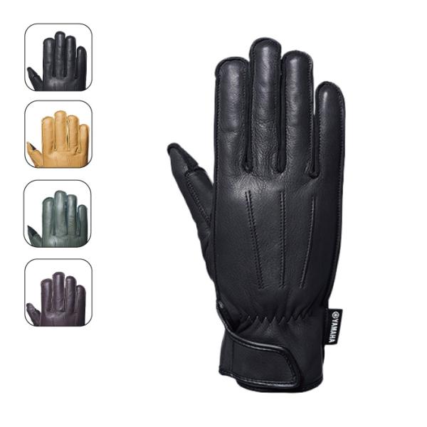 【YAMAHA・ヤマハ】YAG66 ウォッシャブルレザーウインターグローブ(90792G071_04)汚れが気になったら洗濯できる、肌触り抜群グローブしなやかなウォッシャブルゴートレザー（山羊革）を採用し洗濯が可能なフルレザーウィンターグロ...